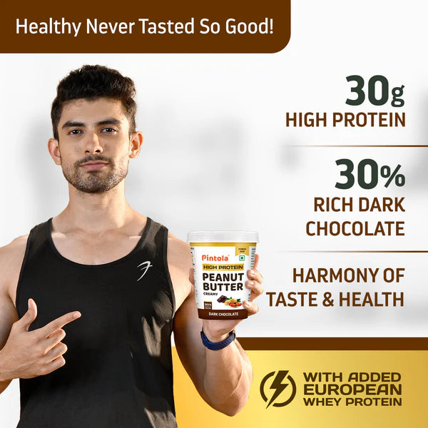 High Protein Dark Chocolate Peanut Butter crunchy