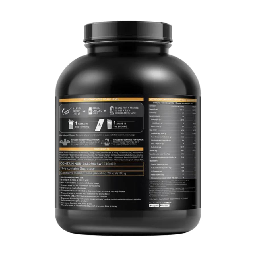 MuscleBlaze High Protein Gold Gainer - 3 Kg