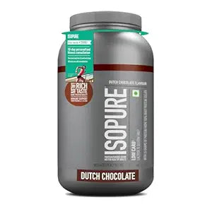 Isopure Whey Protein Isolate Powder Dutch Chocolate