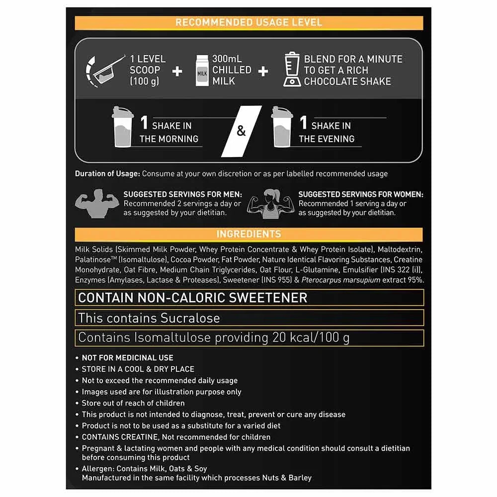 MuscleBlaze High Protein Gold Gainer - 3 Kg