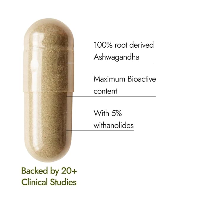 Kapiva KSM-66 Ashwagandha (500mg)