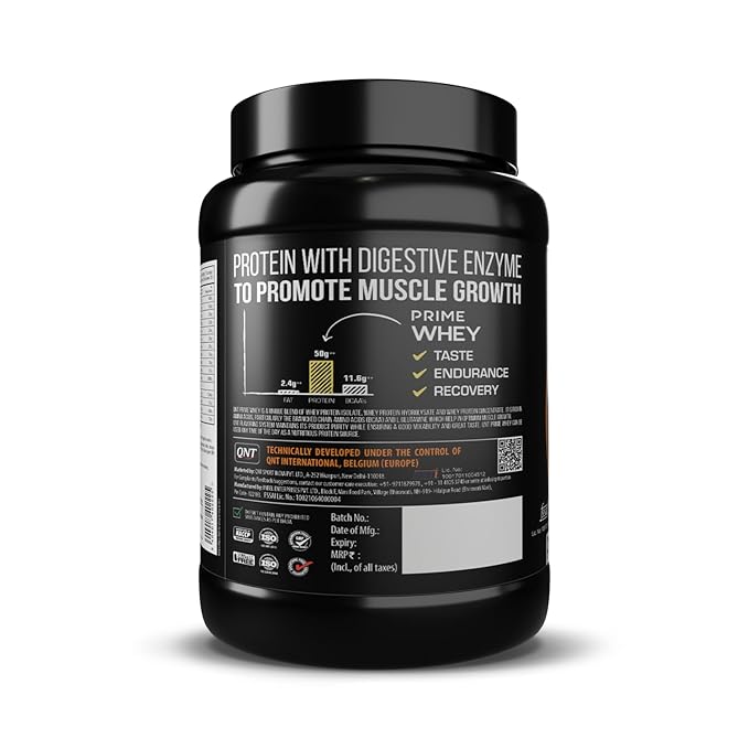 QNT Prime Whey Protein Powder – Coffee