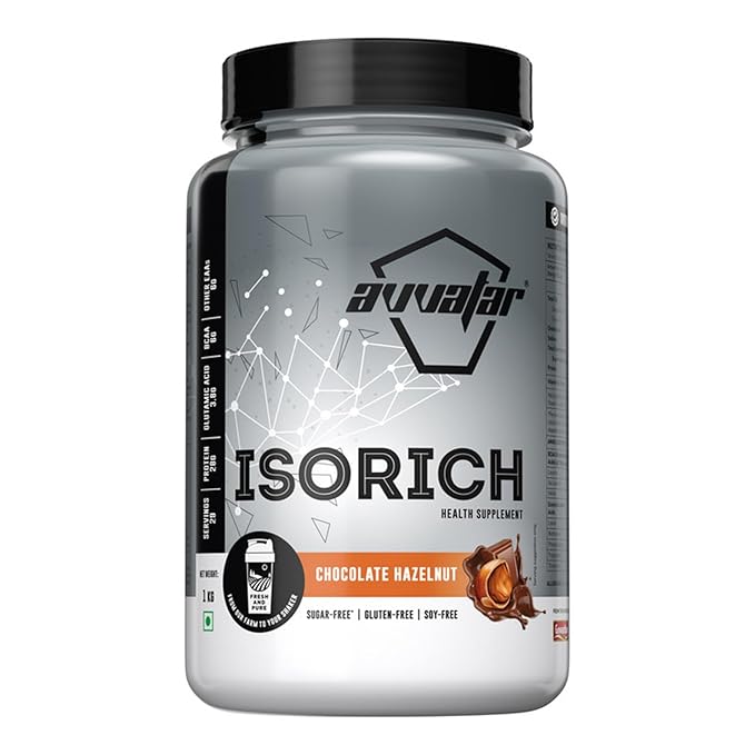 avvatar ISORICH WHEY PROTEIN | 1Kg | | 28g Protein | 29 Servings | Isolate