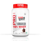 GNC Pro Performance 100% Whey Protein | 2 lbs | Muscle Growth | Muscle Recovery | DigeZyme® For Easy Digestion | Informed Choice Certified | 24g Protein | 5.5g BCAA | Chocolate Fudge | 907 gm