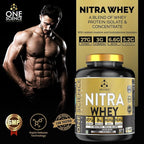 One Science Nutrition (OSN) Nitra Whey - DAA, Tribulus Terrestis, Maca powder and Boron & Creatine Monohydrate | 27g Protein, 3g Creatine, 5.2g Glutamine, 6.6g BCAA - 5lbs - Chocolate Brownie