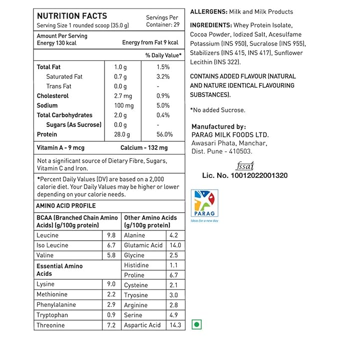 avvatar ISORICH WHEY PROTEIN | 1Kg | | 28g Protein | 29 Servings | Isolate