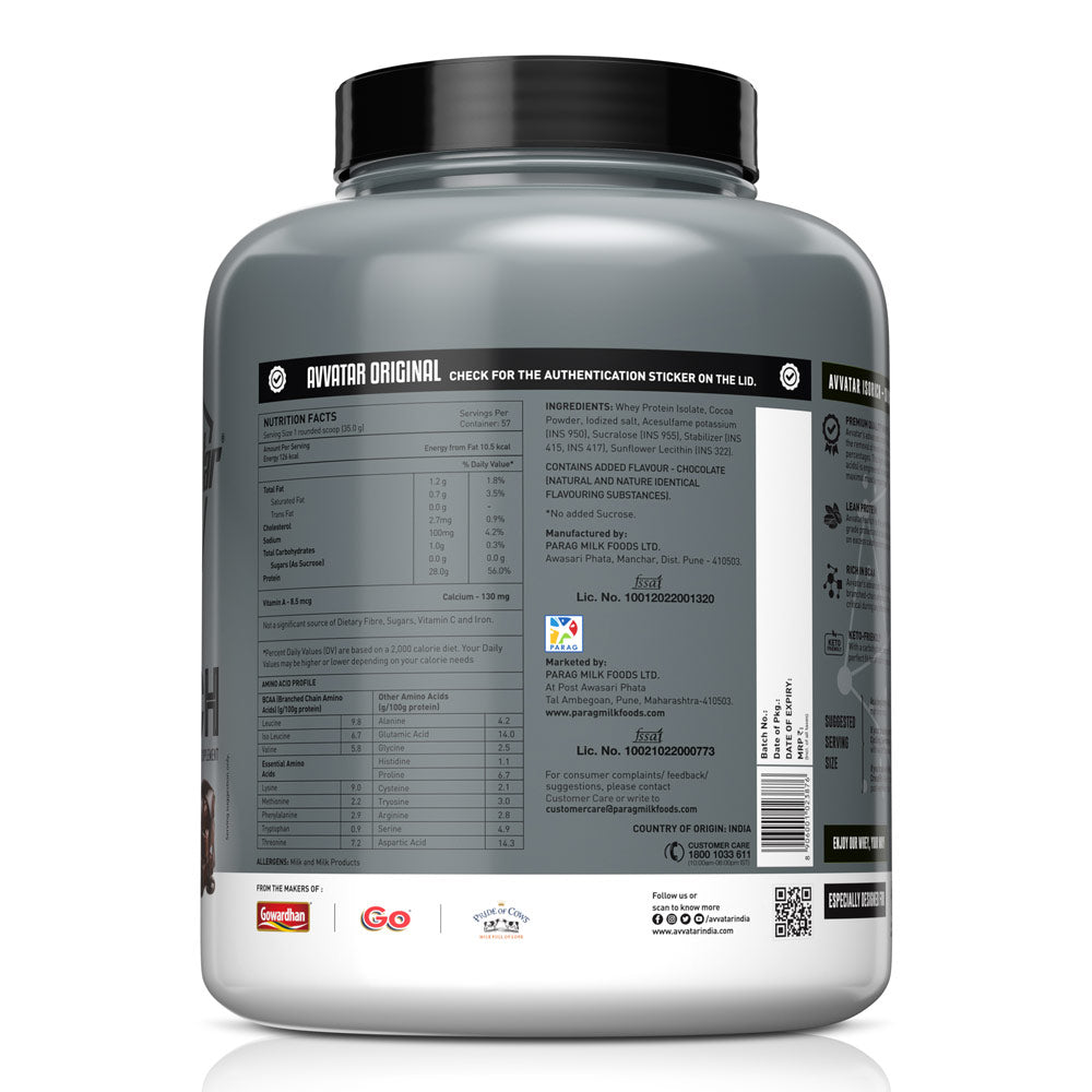 Avvatar Isorich 2 kg Whey