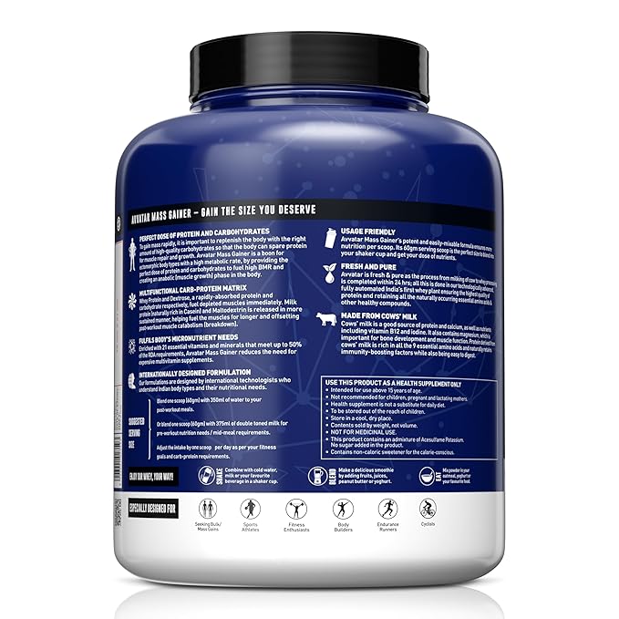 Avvatar MASS GAINER WHEY PROTEIN 2 kg