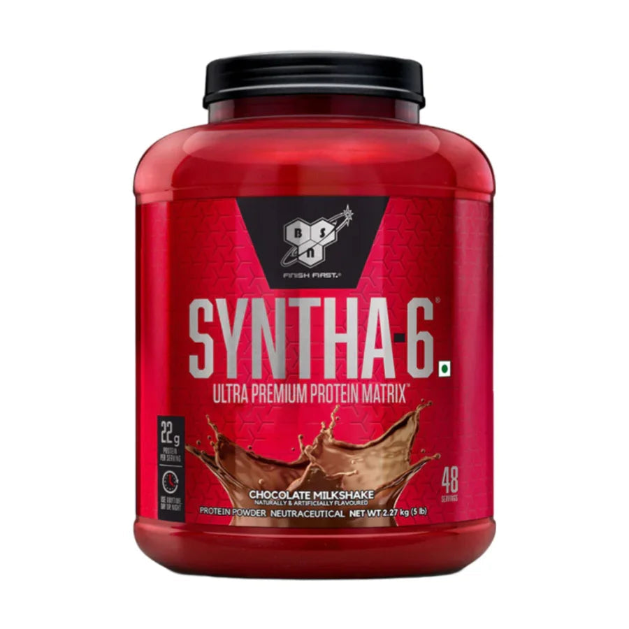 BSN Syntha 6 Protein Powder - 5 lbs, 2.27 kg (Chocolate Milkshake)