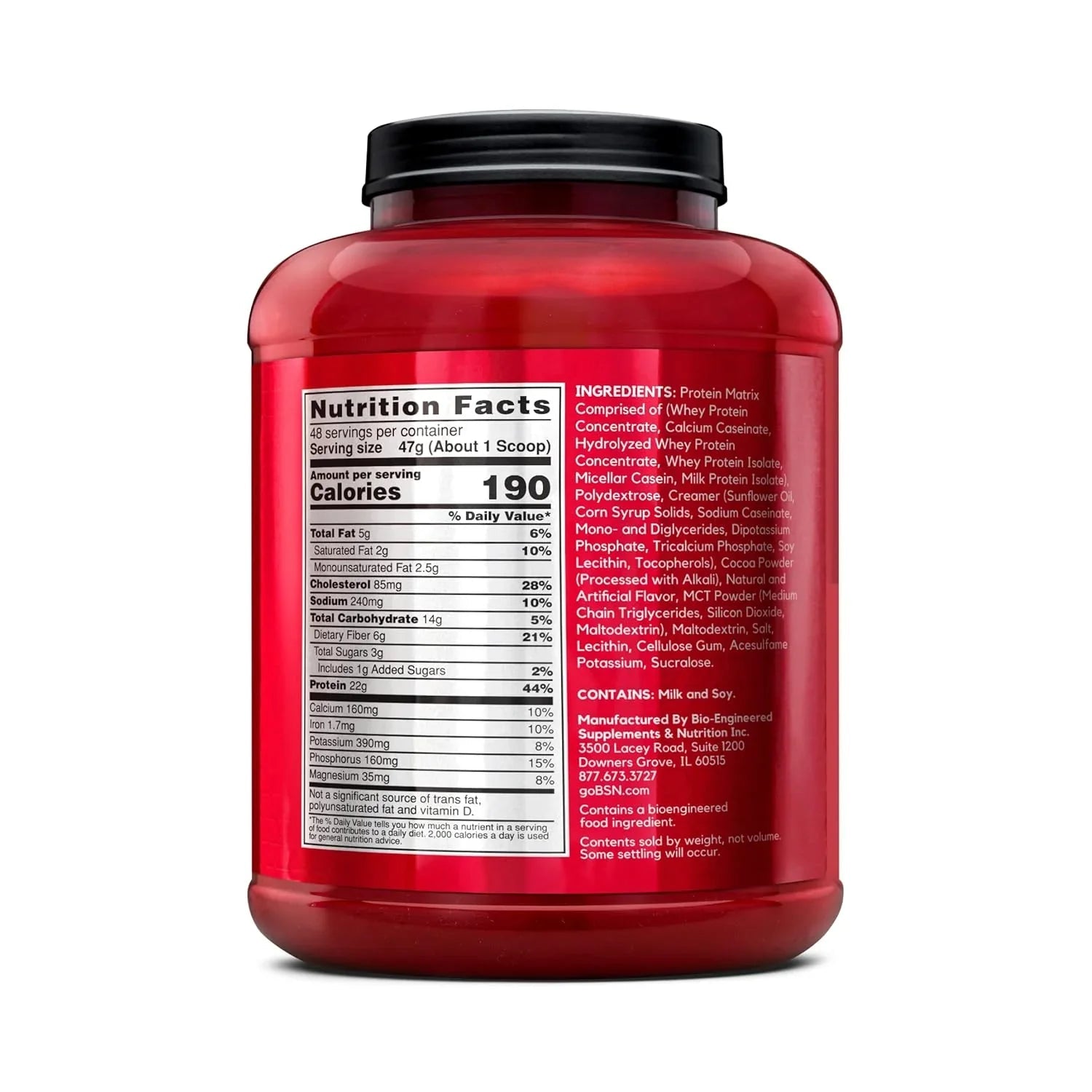 BSN Syntha 6 Protein Powder - 5 lbs, 2.27 kg (Chocolate Milkshake)