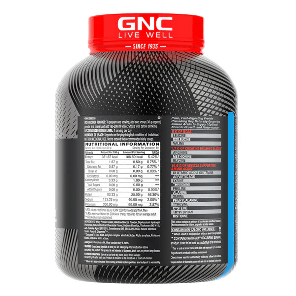 GNC AMP Pure Isolate 2 kg