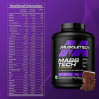 Muscletech Masstech Extreme 2000 Mass Gainer Triple Chocolate Browmnie 3Kg