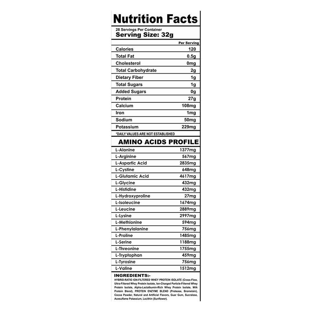 Americanz Muscles Professional Iso Hydro, 910 g (2 lb), Chocolate Truffle with Free Shaker