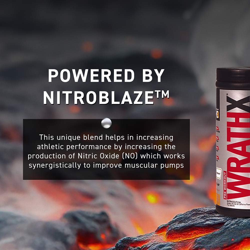 MuscleBlaze Pre Workout WrathX 510g