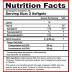 Americanz Muscles Professional Omega 3 Fish Oil, 100 softgels