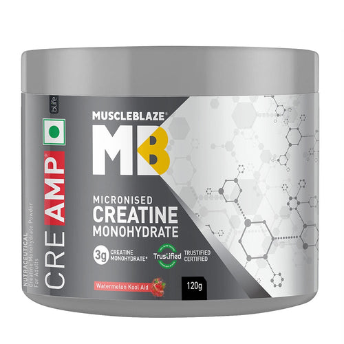 MuscleBlaze Creatine Monohydrate CreAMP 120g
