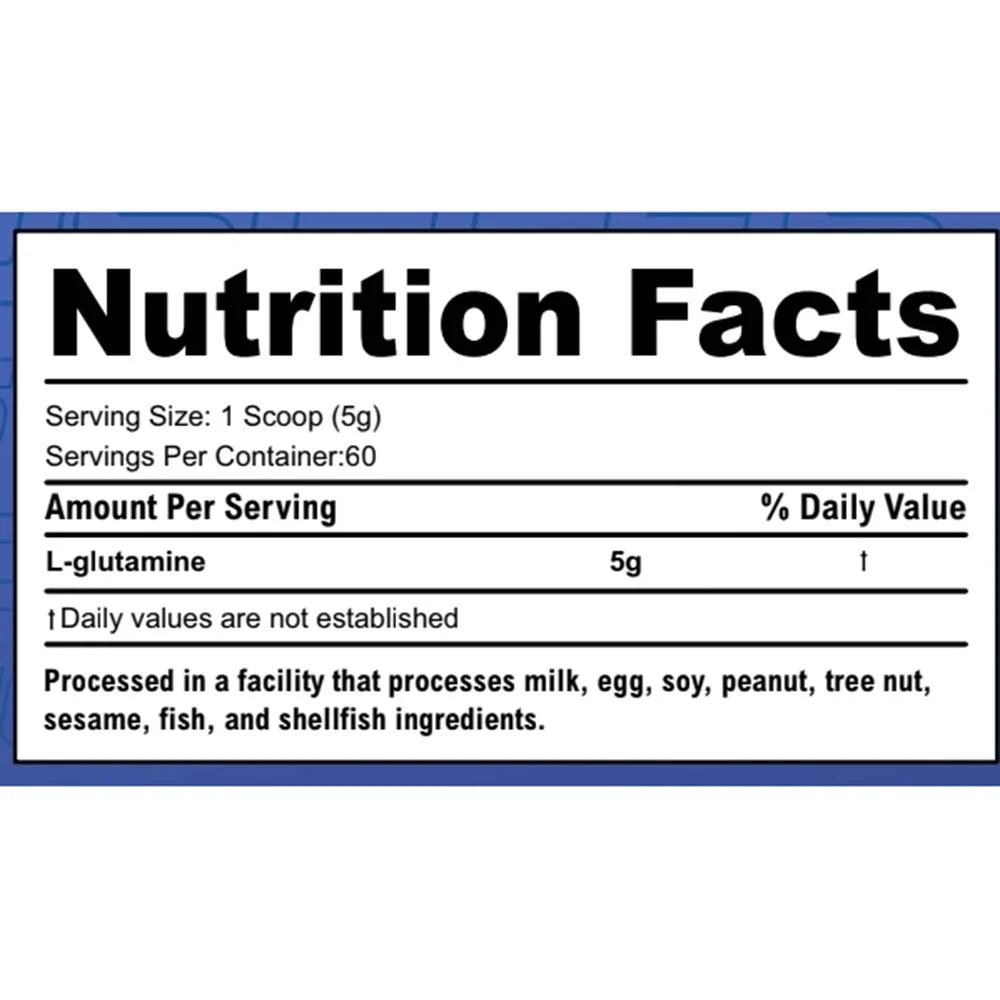 Americanz Muscles Professional L-Glutamine, 300 g (0.66 lb)