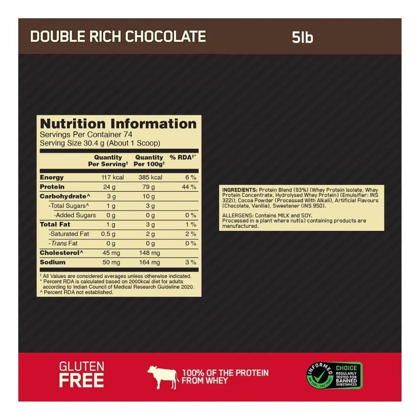 ON (Optimum Nutrition) Gold Standard 100% Whey Protein - Image 4