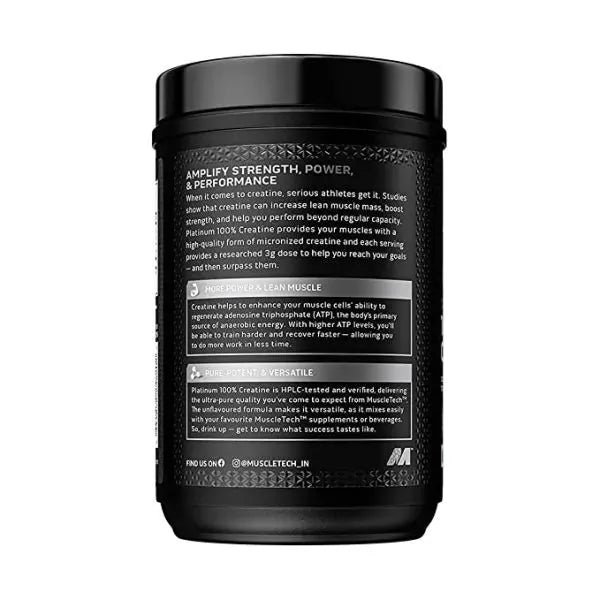 MuscleTech Platinum 100% Creatine 83Serving (Pack of 250g powder) - Image 3