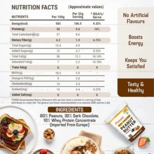 High Protein Dark Chocolate Peanut Butter 500 gm