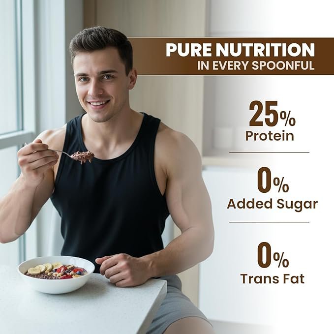 PINTOLA 25g High Protein Oats 1kg, Dark Chocolate - Image 2