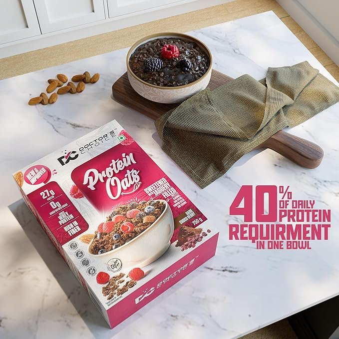 DC DOCTORS CHOICE Oats, High Protein Oats, 27G Pure Protein - Image 3