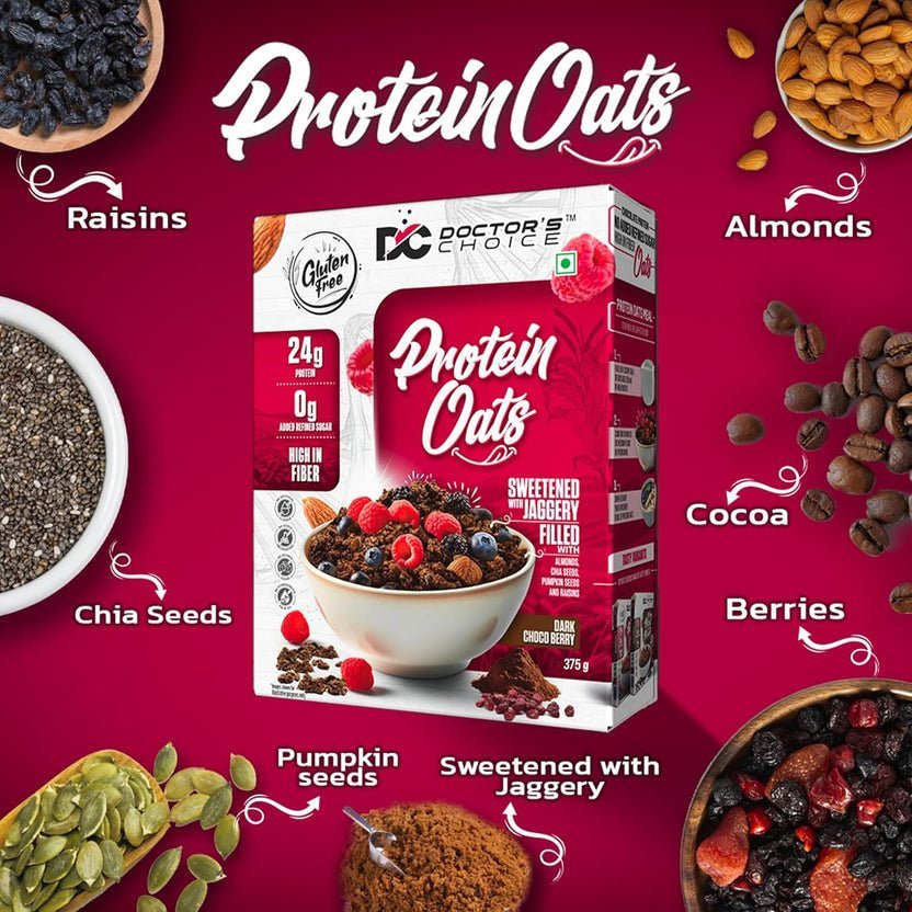 DC DOCTORS CHOICE Oats, High Protein Oats, 27G Pure Protein - Image 4