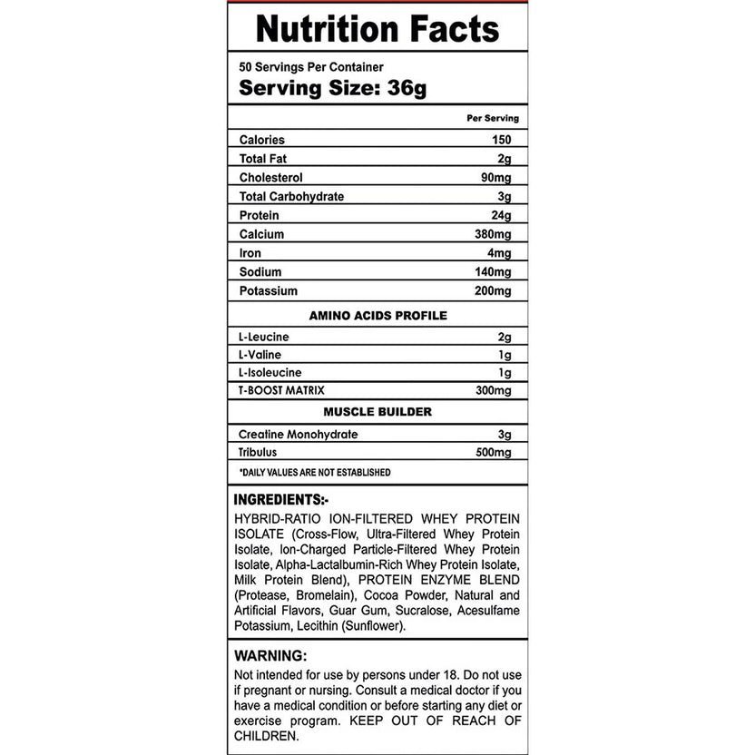 Americanz Muscles Professional Nitro+, 1.82 kg - Image 3