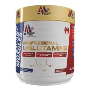 Americanz Muscles Professional L-Glutamine, 300 g (0.66 lb)