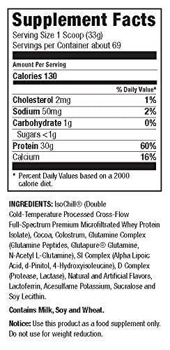 Ultimate Nutrition Iso Sensation Whey Protein (5 pounds, Chocolate Fudge) - Image 3