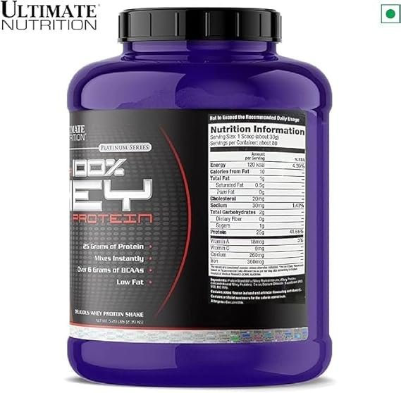 Ultimate Nutrition PROSTAR 100% Whey Protein Powder - Low Carb, Keto Friendly - 80 Servings, Vanilla Crème, 5.28 Pounds - Image 2