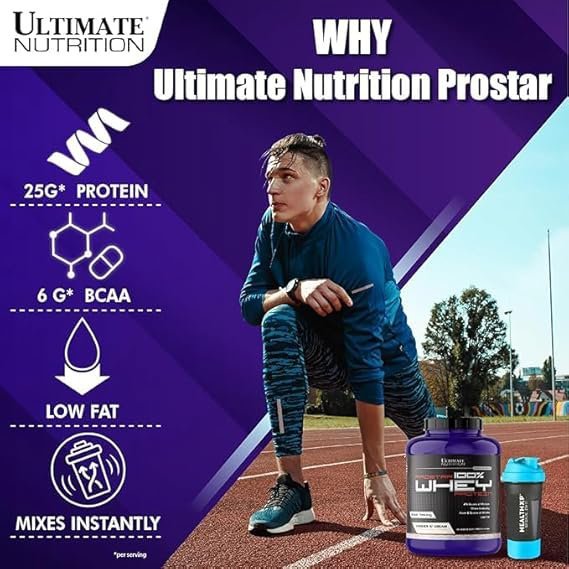 Ultimate Nutrition PROSTAR 100% Whey Protein Powder - Low Carb, Keto Friendly - 80 Servings, Vanilla Crème, 5.28 Pounds - Image 5