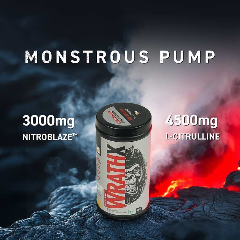 MuscleBlaze Pre Workout WrathX 510g - Image 2
