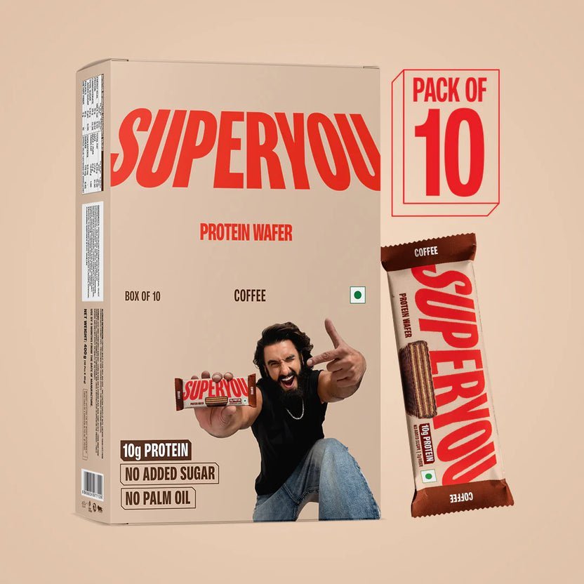 COFFEE PROTEIN WAFER - PACK OF 10