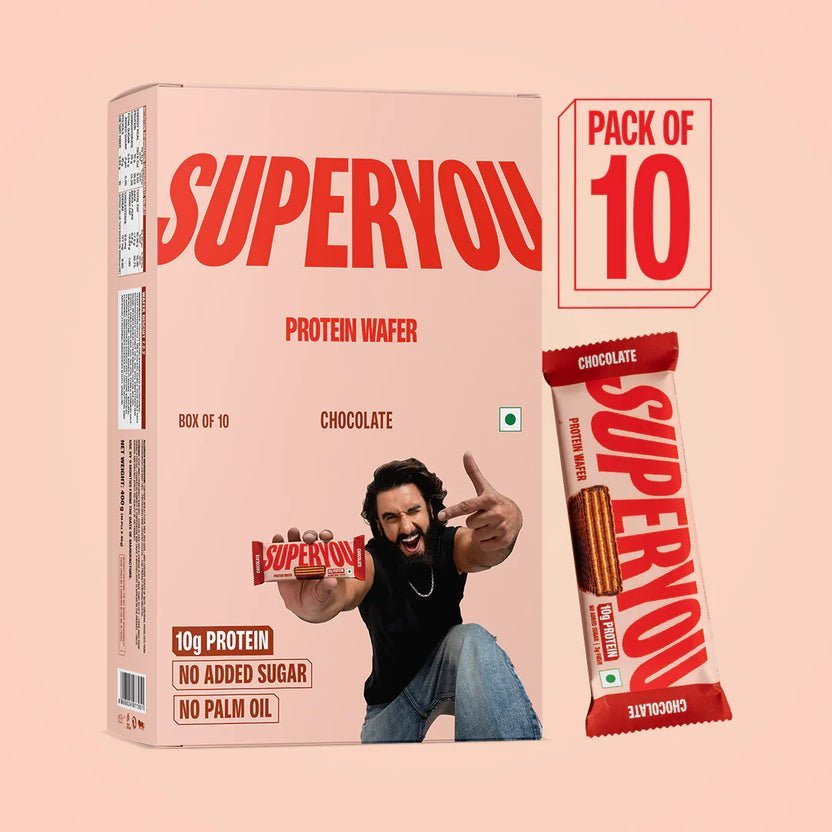 CHOCOLATE PROTEIN WAFER - PACK OF 10