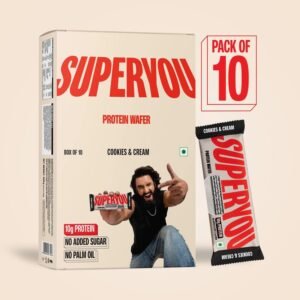 COOKIES & CREAM PROTEIN WAFERS - PACK OF 10